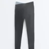 Leggings Comfortlux a vita a V con contrasto, lunghezza alla caviglia