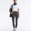 Leggings Comfortlux a vita a V con contrasto, lunghezza alla caviglia