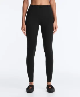 Leggings Comfortlux a vita alta 65 cm, lunghezza caviglia, con cintura
