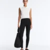 Leggings Comfortlux a vita alta 65 cm, lunghezza caviglia, con cintura