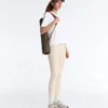 Leggings Comfortlux a vita alta a costine, lunghezza alla caviglia, 65 cm