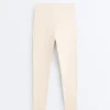Leggings Comfortlux a vita alta a costine, lunghezza alla caviglia, 65 cm