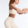 Leggings Comfortlux a vita alta a costine, lunghezza alla caviglia, 65 cm