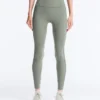Leggings Comfortlux a vita alta con bordi a costine, lunghezza alla caviglia