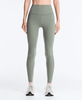 Leggings Comfortlux a vita alta con bordi a costine, lunghezza alla caviglia
