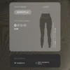 Leggings Comfortlux a vita alta con bordi a costine, lunghezza alla caviglia
