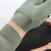 Leggings Comfortlux a vita alta con bordi a costine, lunghezza alla caviglia