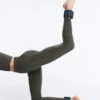Leggings Comfortlux a vita alta con bordi a costine, lunghezza alla caviglia