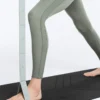 Leggings Comfortlux a vita alta con bordi a costine, lunghezza alla caviglia