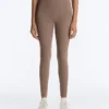 Leggings Comfortlux a vita alta con orlo a giorno, lunghezza alla caviglia