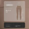 Leggings Comfortlux a vita alta con orlo a giorno, lunghezza alla caviglia