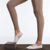 Leggings Comfortlux a vita alta con orlo a giorno, lunghezza alla caviglia