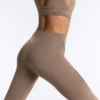 Leggings Comfortlux a vita alta con orlo a giorno, lunghezza alla caviglia