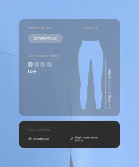 Leggings Comfortlux a vita alta e lunghezza alla caviglia