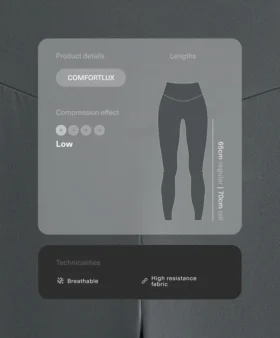 Leggings Comfortlux a vita alta e lunghezza alla caviglia
