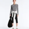 Leggings Comfortlux a vita alta, lunghezza al ginocchio 40 cm