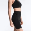 Leggings da ciclismo a vita alta con tasca compressiva da 20 cm