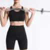 Leggings da ciclismo a vita alta con tasca compressiva da 20 cm
