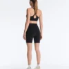 Leggings da ciclismo a vita alta con tasca compressiva da 20 cm