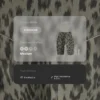 Leggings da ciclismo Evermove a vita alta 20 cm con stampa leopardata