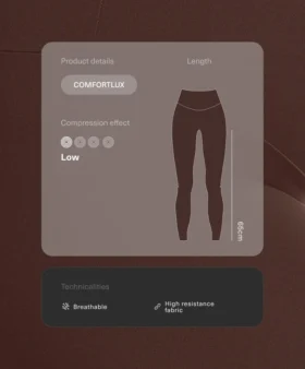 Leggings premaman Comfortlux 65 cm