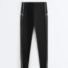 Leggings riflettenti a vita alta, Compressive e che modellano il busto, lunghi fino alla caviglia Leggings riflettenti a vita alta, Compressive e che modellano il busto, lunghi fino alla caviglia