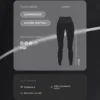 Leggings riflettenti a vita alta, Compressive e che modellano il busto, lunghi fino alla caviglia Leggings riflettenti a vita alta, Compressive e che modellano il busto, lunghi fino alla caviglia