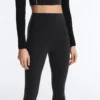 Leggings riflettenti a vita alta, Compressive e che modellano il busto, lunghi fino alla caviglia Leggings riflettenti a vita alta, Compressive e che modellano il busto, lunghi fino alla caviglia