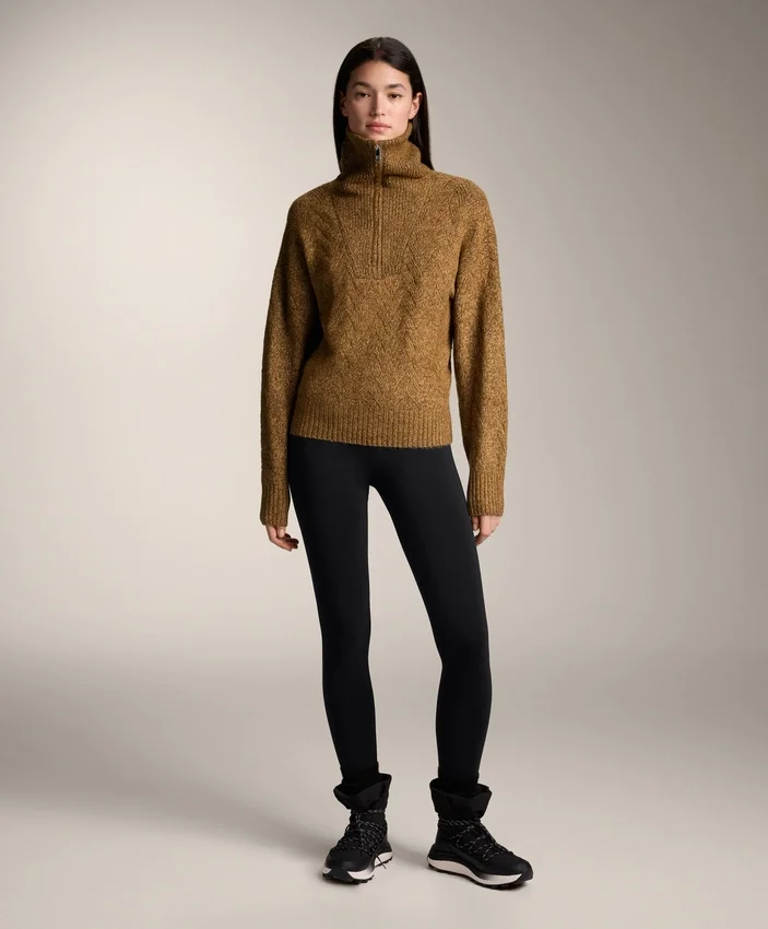 Leggings senza cuciture extra caldi a vita altissima, lunghezza alla caviglia 70 cm Leggings senza cuciture extra caldi a vita altissima, lunghezza alla caviglia 70 cm