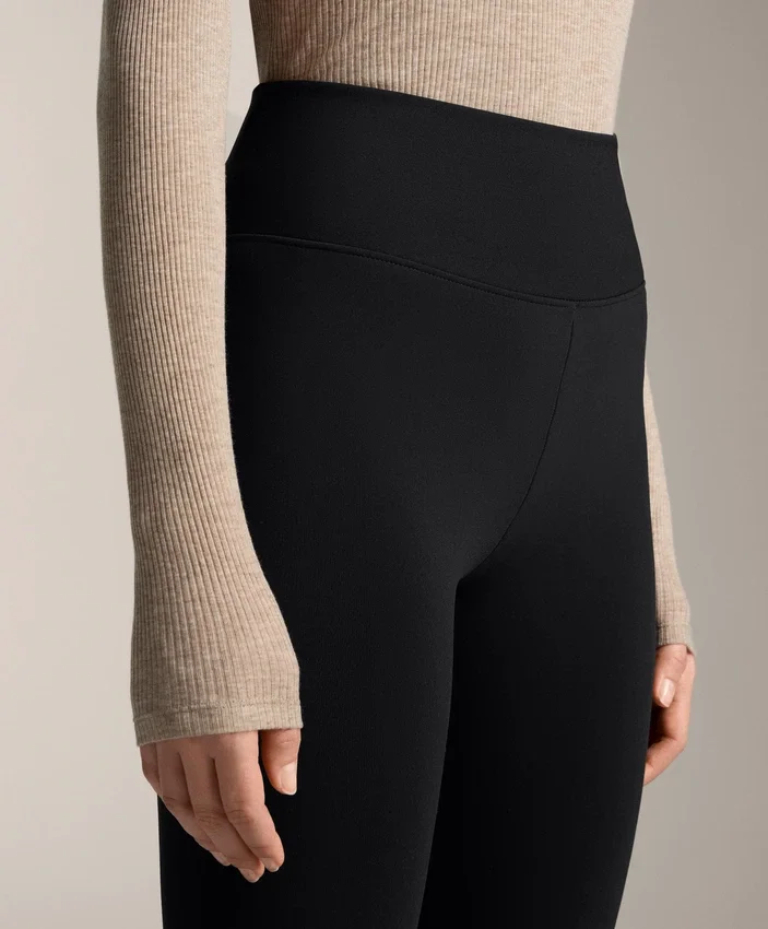 Leggings senza cuciture extra caldi a vita altissima, lunghezza alla caviglia 70 cm Leggings senza cuciture extra caldi a vita altissima, lunghezza alla caviglia 70 cm