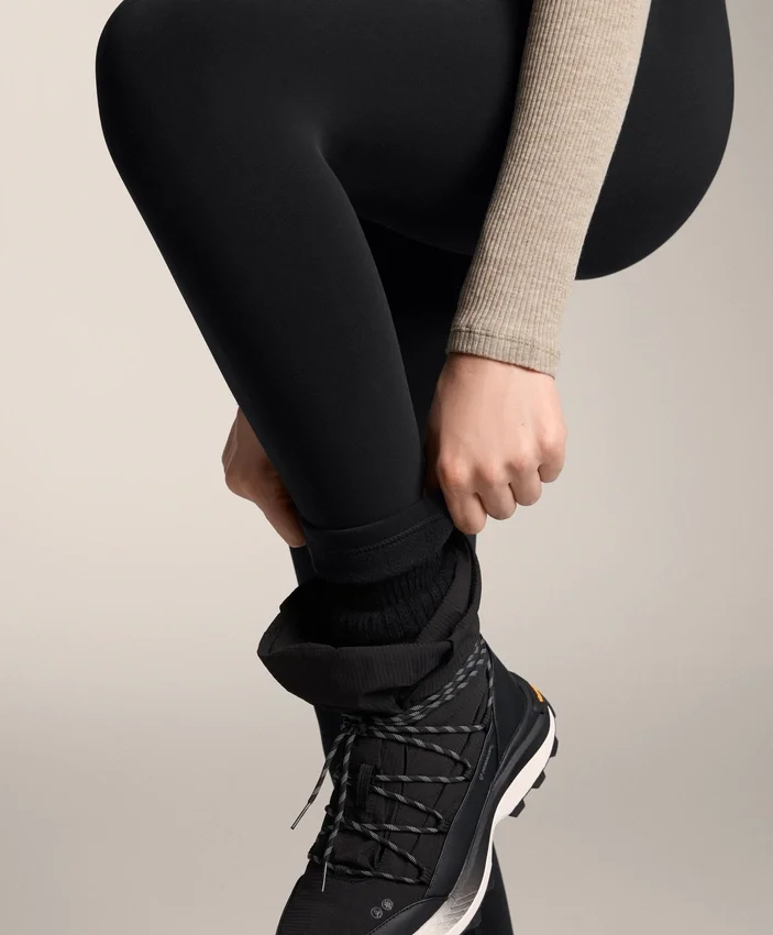 Leggings senza cuciture extra caldi a vita altissima, lunghezza alla caviglia 70 cm Leggings senza cuciture extra caldi a vita altissima, lunghezza alla caviglia 70 cm