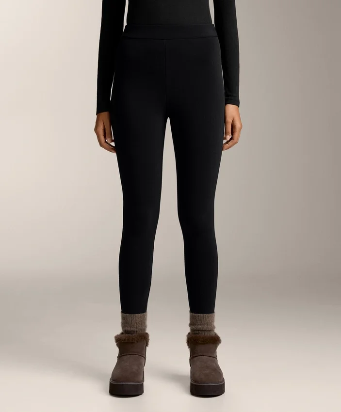 Leggings senza cuciture super-extra-caldi a vita alta lunghi fino alla caviglia, 70 cm Leggings senza cuciture super-extra-caldi a vita alta lunghi fino alla caviglia, 70 cm