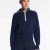 Maglione a collo alto con mezza zip Maglione a collo alto con mezza zip