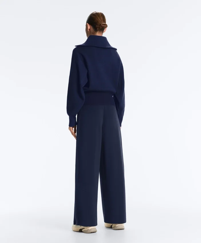 Maglione a collo alto con mezza zip Maglione a collo alto con mezza zip