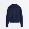 Maglione a collo alto con mezza zip Maglione a collo alto con mezza zip