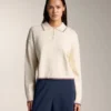 Maglione a collo alto con mini trecce Maglione a collo alto con mini trecce
