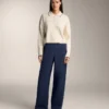 Maglione a collo alto con mini trecce Maglione a collo alto con mini trecce