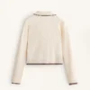 Maglione a collo alto con mini trecce Maglione a collo alto con mini trecce