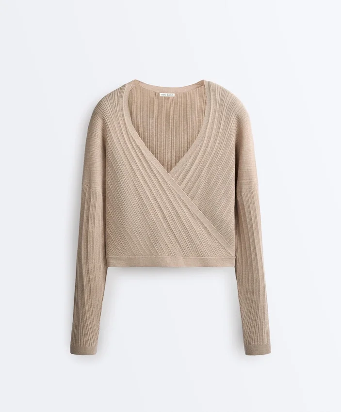 Maglione a coste incrociate Maglione a coste incrociate