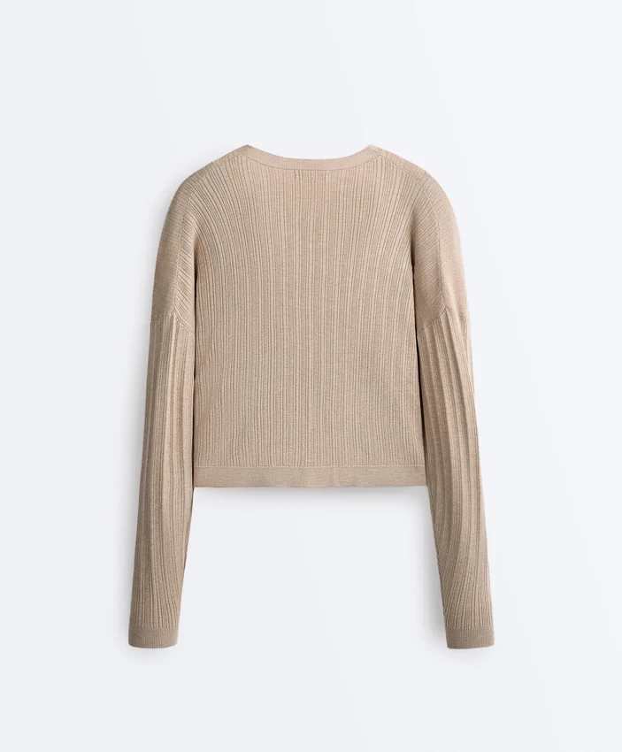 Maglione a coste incrociate Maglione a coste incrociate
