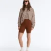 Maglione a maniche lunghe a righe