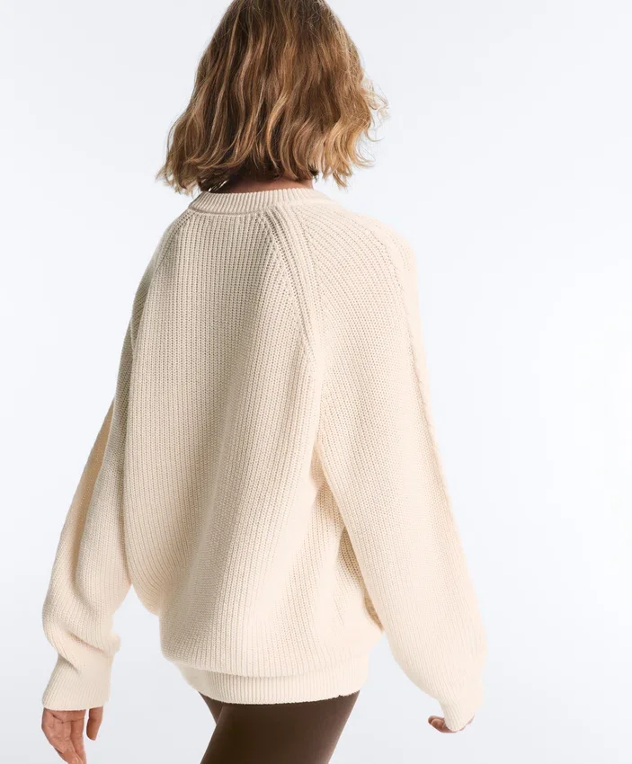 Maglione a trecce 100% cotone Maglione a trecce 100% cotone