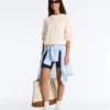Maglione a trecce 100% cotone Maglione a trecce 100% cotone