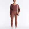 Maglione avvolgente in maglia