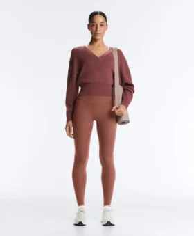 Maglione avvolgente in maglia