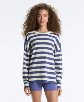 Maglione in maglia a righe