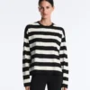 Maglione in maglia a righe Maglione in maglia a righe