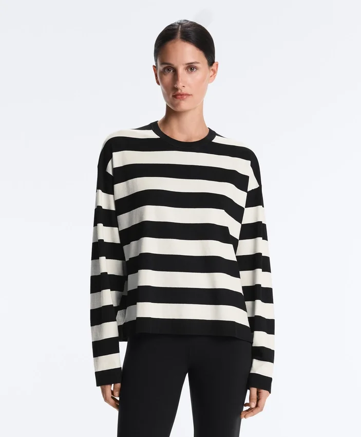 Maglione in maglia a righe Maglione in maglia a righe