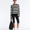 Maglione in maglia a righe Maglione in maglia a righe