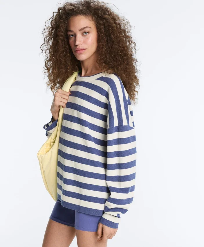 Maglione in maglia a righe Maglione in maglia a righe
